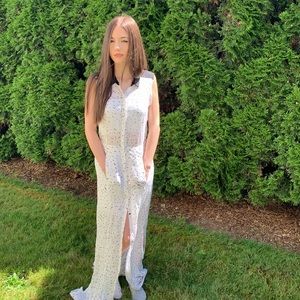 ALC beautiful silk dress.  Light and floaty for summer.